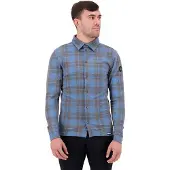 Santini Dylan Gravel Long Sleeve Shirt Bleu S Homme