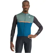 Sportful Pista Thermal Long Sleeve Jersey Bleu M Homme