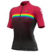 ALÉ Pr-s Bridge Short Sleeve Jersey Rouge S Femme
