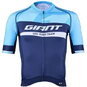 Giant Off-road Team Short Sleeve Jersey Bleu M Homme