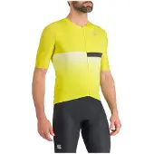 Sportful Bomber Short Sleeve Jersey Jaune L Homme