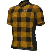 ALÉ Scottish Short Sleeve Jersey Marron S Homme