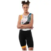 Siroko Bx Jungle Bib Shorts Blanc XS Femme