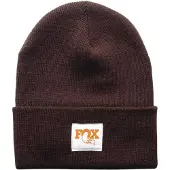 FOX Logo Foldover Beanie Noir Homme
