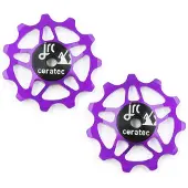 JRC Components Shimano Dura Ace 12s Jockey Wheel Set Violet 11t