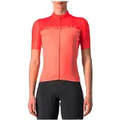 Castelli Velocissima Short Sleeve Jersey Orange L Femme