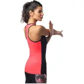 Siroko All Star Sleeveless T-shirt Noir,Rose S Femme