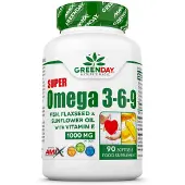 Amix Greenday Super Omega 3-6-9 Capsules 90 Units Clair