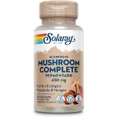 Solaray Fermented Mushroom Complete 60 Units Beige,Blanc