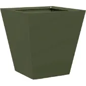 vidaXL Jardinière vert olive 30x30x30 cm acier