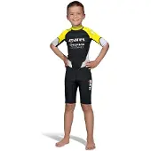 Mares Thermo Guard 0.5 Mm Short Sleeve Shorty Noir XS Garçon