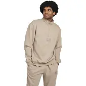 Umbro Rlxd Half Zip Sweatshirt Beige 2XL Homme