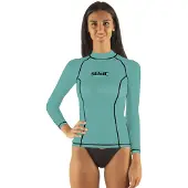 Seac Sub T-sun Long Sleeve Rash Guard Bleu M Femme
