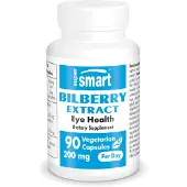 SuperSmart Bilberry Extract Dietary Supplement - 90 Gél. Vég.