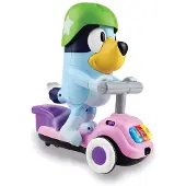 Vtech Bluey Scooter Motorcycle Spanish Version Rose Enfants