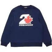 Dsquared2 Kids Dq2469 Sweatshirt Bleu 6 Years Enfants