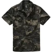 Brandit Chemise 'Roadstar' gris / kaki / vert foncé
