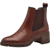 Tamaris Chelsea Boots brun foncé