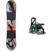 Burton - Packs (snowboard + fix) - Snowboard - Pack Grom Camber 2026 - Rouge