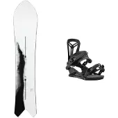 Burton - Packs (snowboard + fix) - Snowboard freeride - Pack Family Tree Short Stop 2025 - Blanc