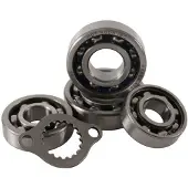 Hotrods Honda 400 Trx-ex 99-04 Steering Bearing Kit Argenté