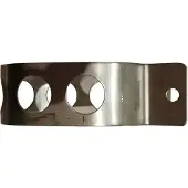 FMF 2t Universal Exhaust Clamp Argenté