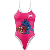 Otso Kukuxumusu F*ck You! Swimsuit Rose S Femme