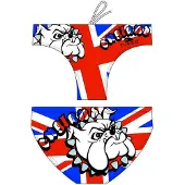 Turbo England Bulldog Swimming Brief Blanc XL Homme