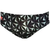 Turbo Mountain Geo Swimming Brief Vert,Noir 5XL Homme