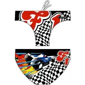 Turbo Formula 1 Swimming Brief Multicolore 4XL Homme