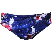 Turbo Australia Wood Swimming Brief Bleu L Homme