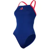 Aqua sphere Essential Tie Back Swimsuit Bleu FR 44 Femme