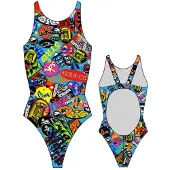 Turbo Stickers Swimsuit Multicolore XL Femme