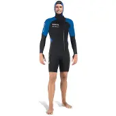 Mares 2nd Skin 1.5 Mm Long Sleeve Shorty Noir XL Homme