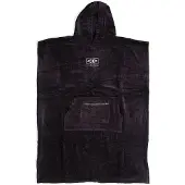 Ocean & Earth Corp Hooded Poncho Noir