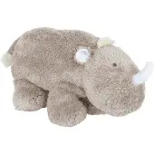 Happy horse Doudou rhinocéros Rufus gris 47cm - Peluche bébé