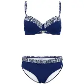 Aquafeel 23795 Bikini Bleu 38 / C Femme