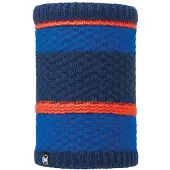 Buff Knitted&polar Fleece Neck Warmer Bleu Homme