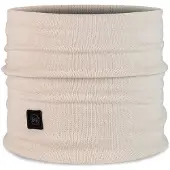 Buff Knitted Neck Warmer Beige