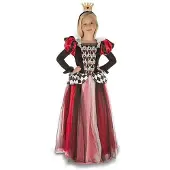 MOM Queen Of Hearts Costume Rouge 5-6 Years Enfants