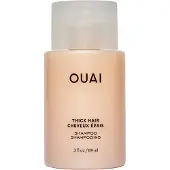Ouai Shampoo Épais Format Voyage - Shampooing Hydratant avec Kératine, Racine de Guimauve, Beurre de Karité, Huile d'Avocat