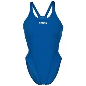 Arena Team Tech Solid Swimsuit Bleu FR 32 Femme