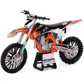 New-Ray 1:12 Red Bull Ktm 450sx-f Aaron Plessinger Motorcycle Argenté Enfants