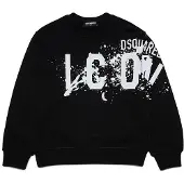 Dsquared2 Kids Relax Icon Sweatshirt Noir 10 Years Enfants