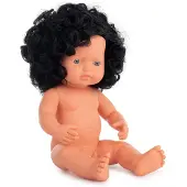 Miniland Morena Rizad Baby Doll 38 Cm Multicolore Enfants