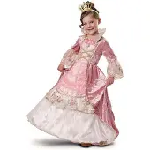 MOM Elegant Queen Girl Costume Rose 5-6 Years Enfants