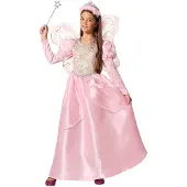 Atosa Fairy Children Costume Rose 5-6 Years Enfants