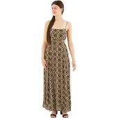 Superdry Sheered Back Sleeveless Long Dress Multicolore 2XS Femme
