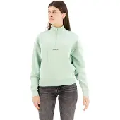 Superdry Sport Tech Relaxed Half Half Zip Sweatshirt Vert M Femme