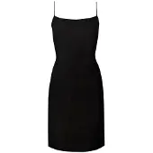 Superdry Studios Cupro Mini Slip Sleeveless Dress Noir XS Femme